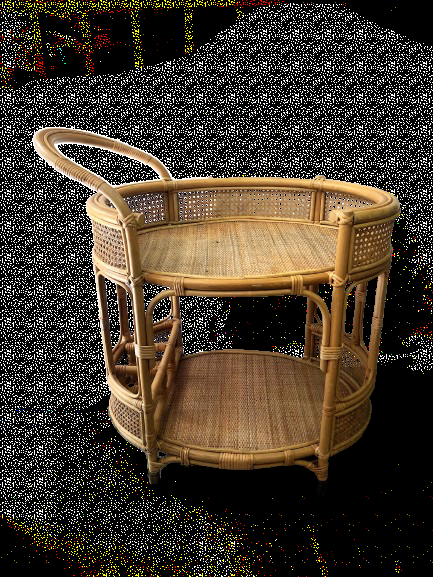 Rattan Bar Cart