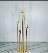Acrylic Candelabra - Gold