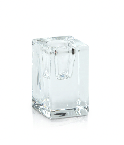 Cube Glass Candle Holder