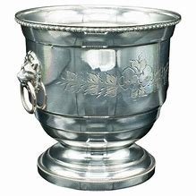 Ornate Silver Ice Bucket