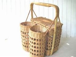 Picnic Hamper - with Wine Holder