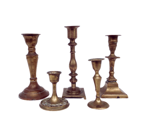 Vintage Brass Vase Collection